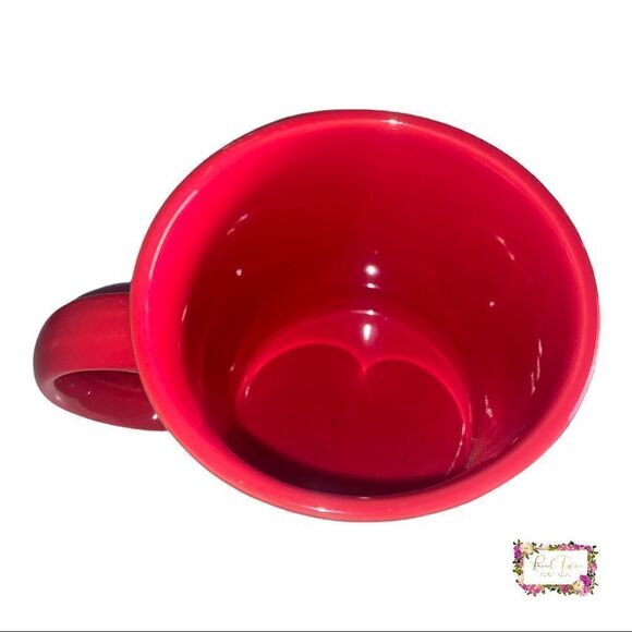 Fiesta Fiestaware Coffee Mug Scarlet Red HLC USA D Handle - Picture 4 of 13